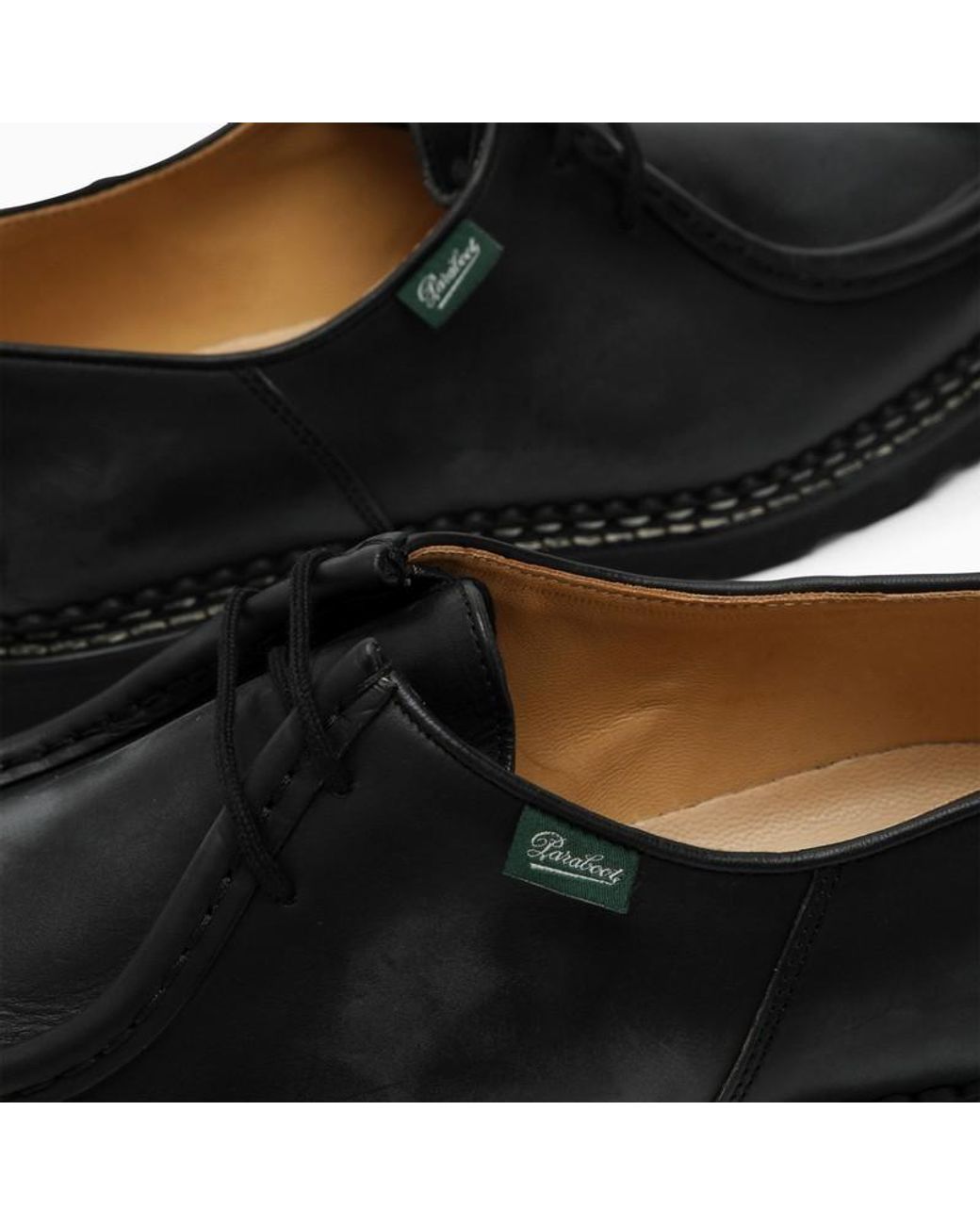Paraboot Black Logo Casual Shoes for men