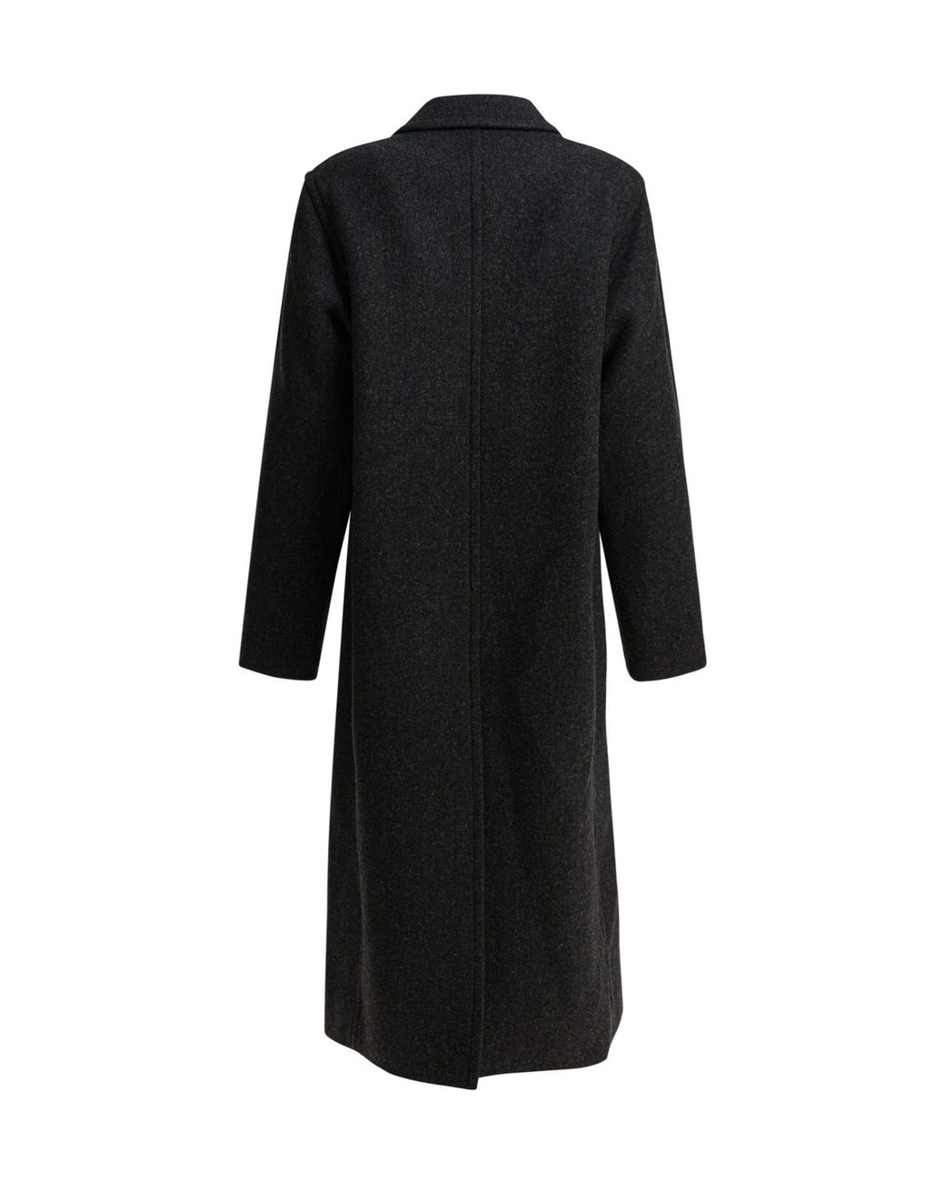 Auralee Black Double-Breasted Coat for men