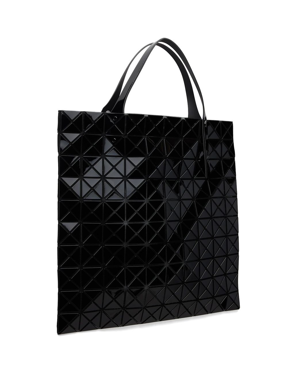 Issey Miyake Black Prism Top Handle Tote Bag