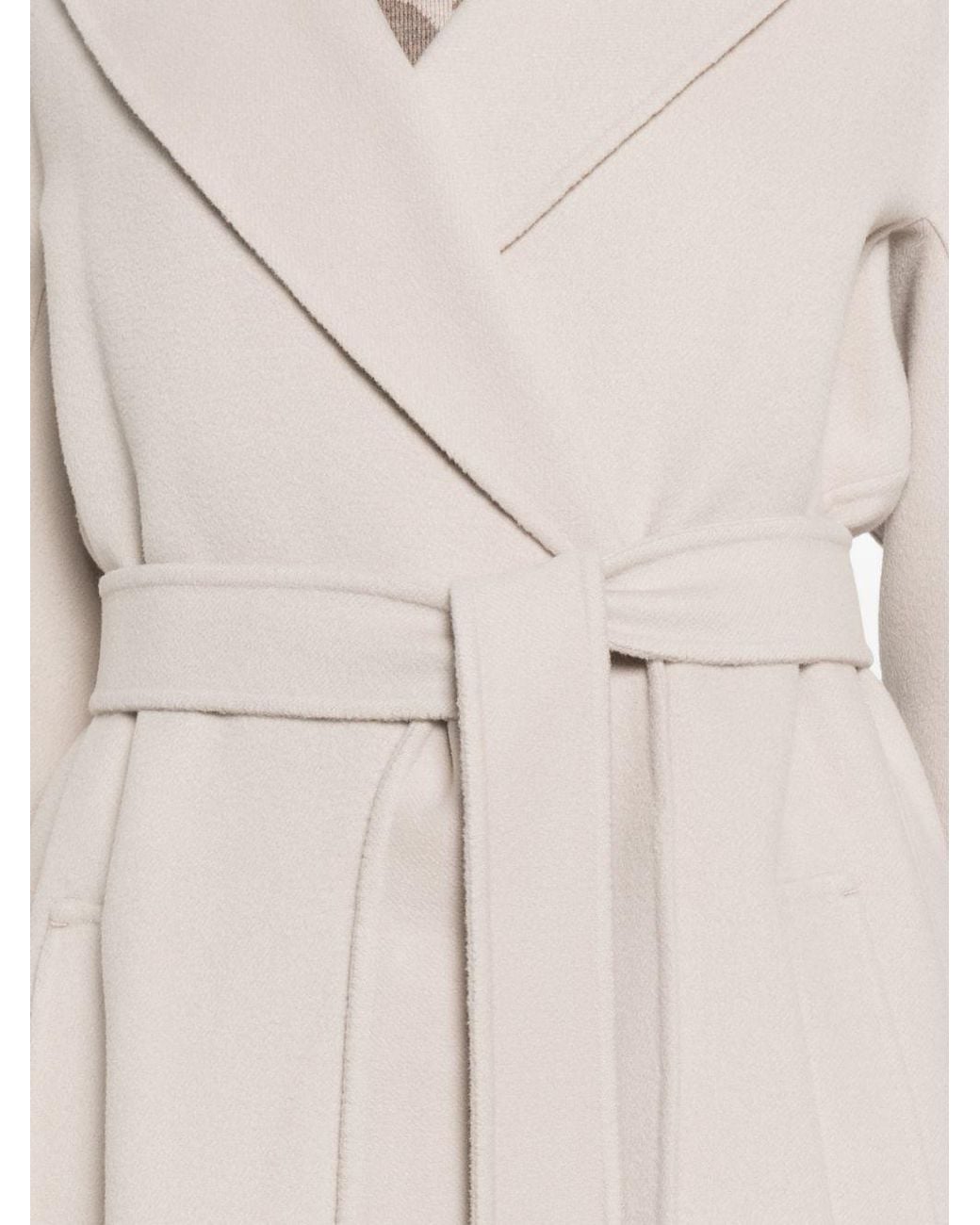 Max Mara Natural 'S Elisa Belted Coat