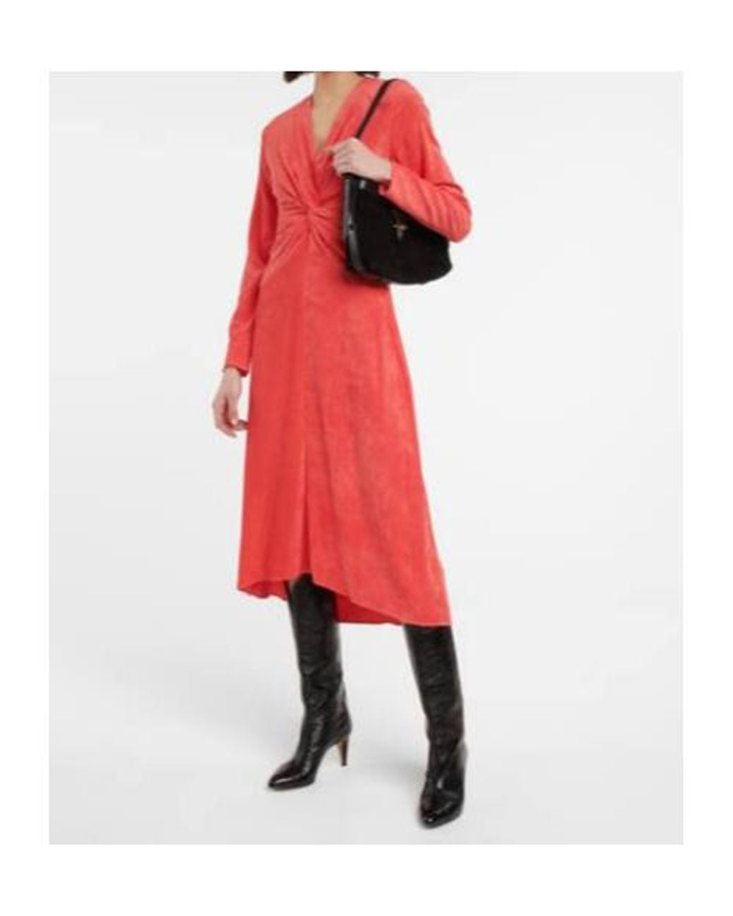 Isabel Marant Red Havena Midi Dress
