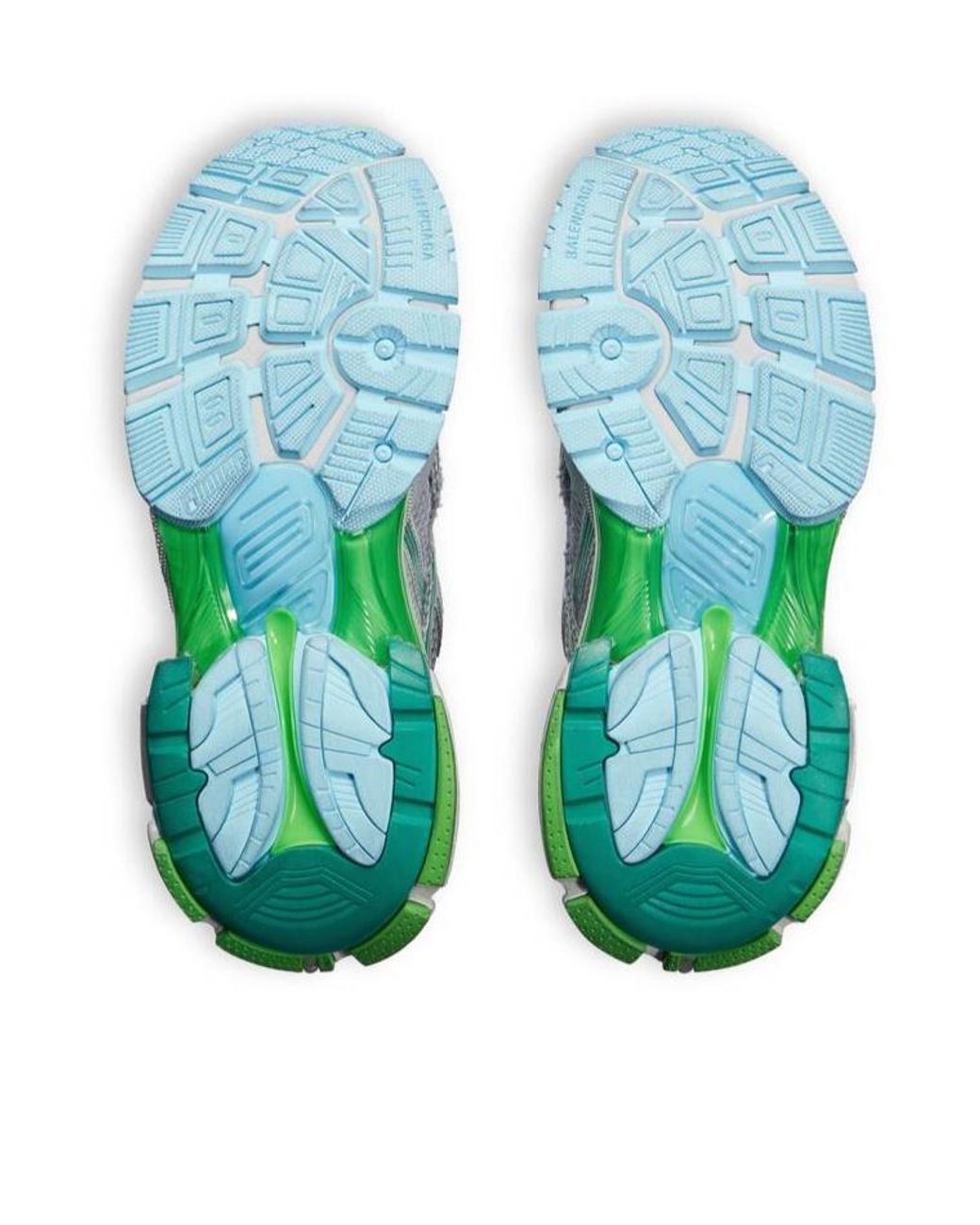Balenciaga Green Runner Lace-Up Sneakers for men