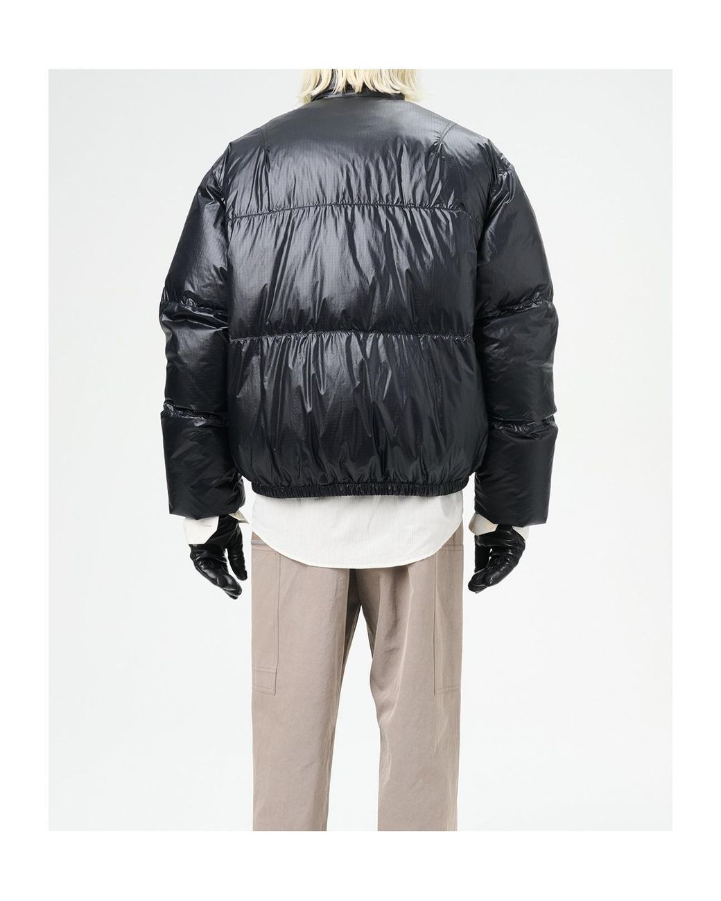 Our Legacy Black Inhale Puffer Jacket for men