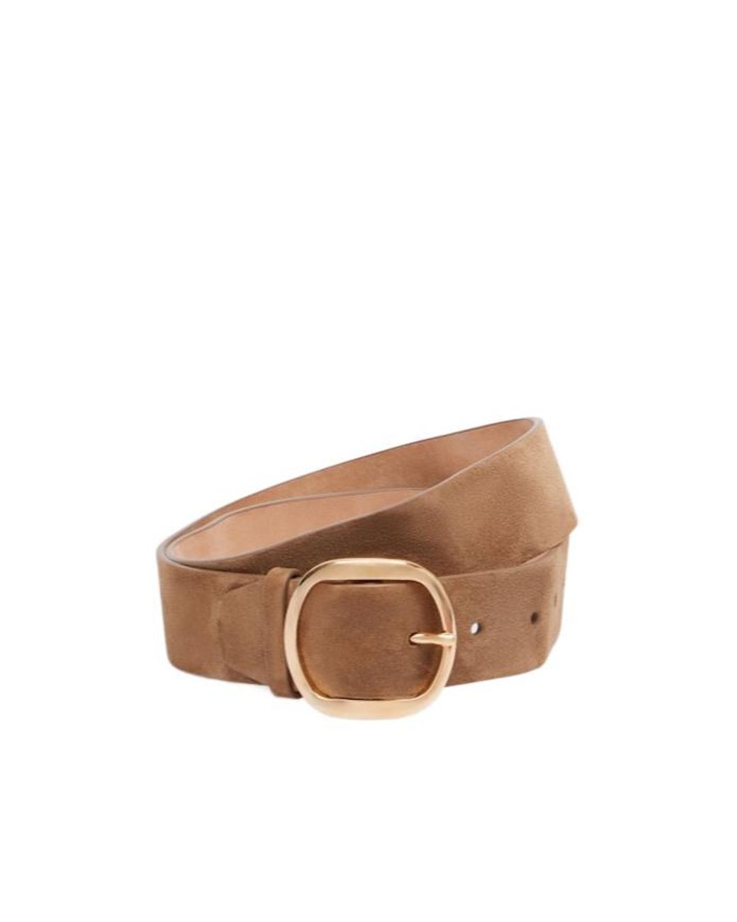 Gabriela Hearst Brown Elster Suede Belt