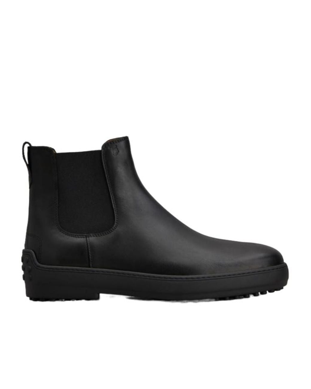 Tod's Black Winter Gommino Chelsea Boots for men