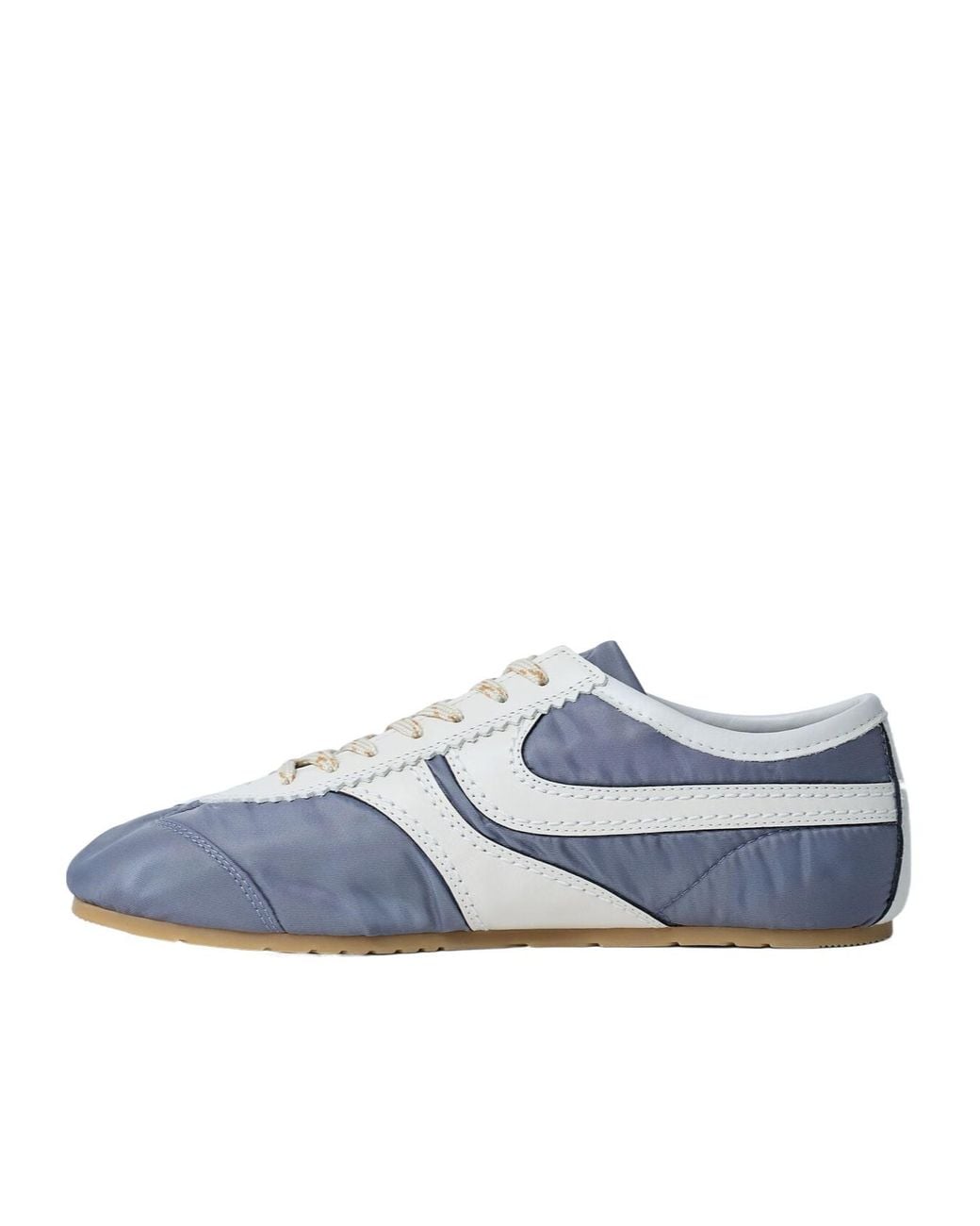 Dries Van Noten Blue Panelled Lace-Up Sneakers