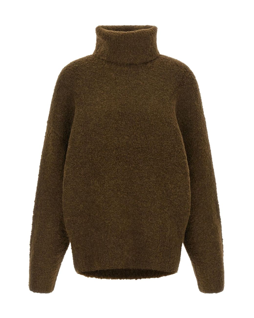 Totême Green Long-Sleeved Sweater