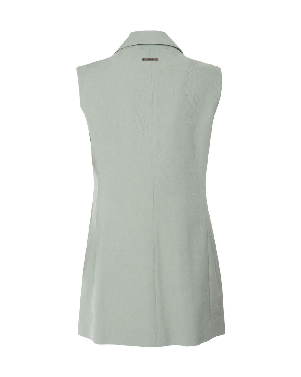 Peserico Gray Double-Breasted Vest