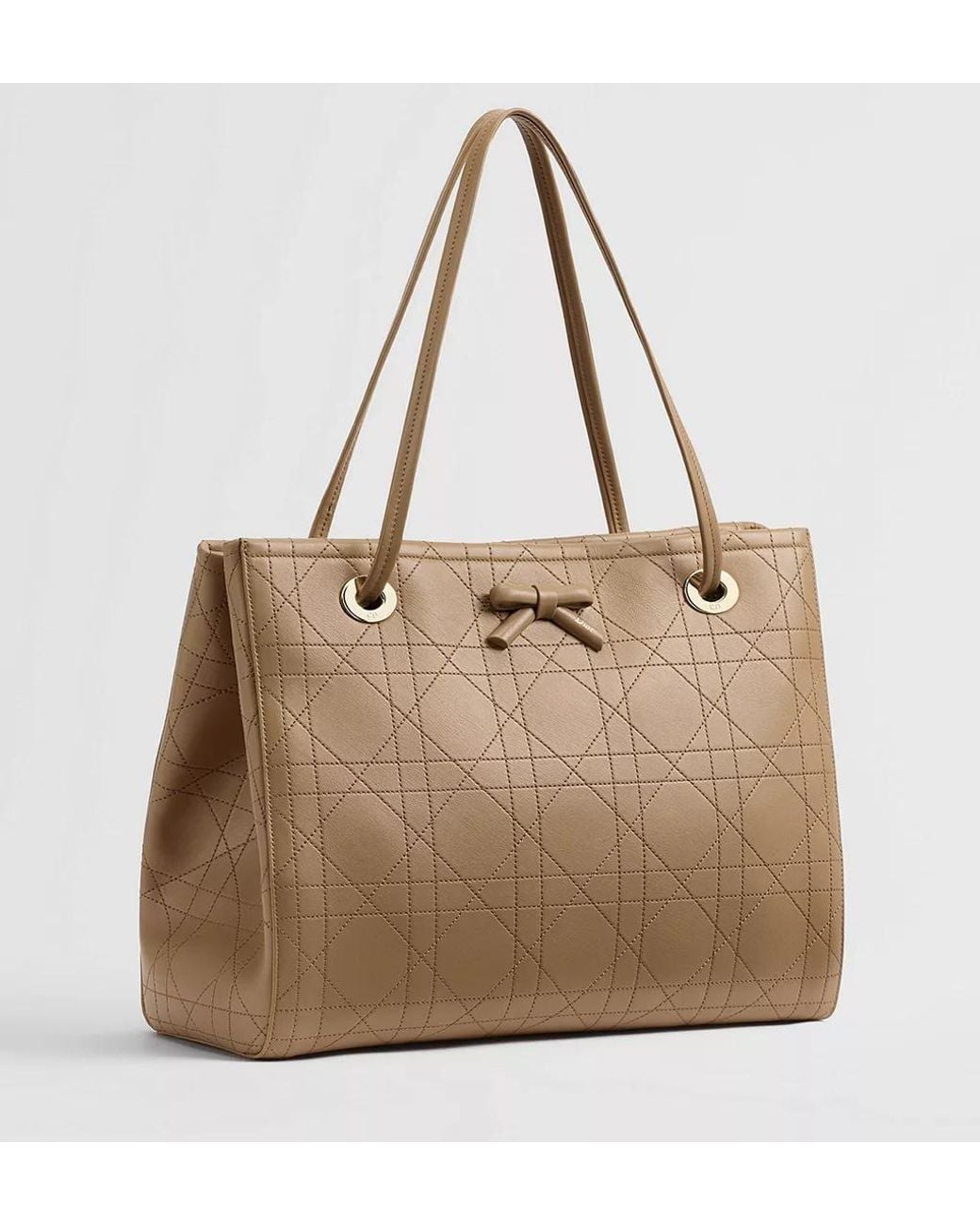 Dior Natural Medium Promenade Shopping Bag