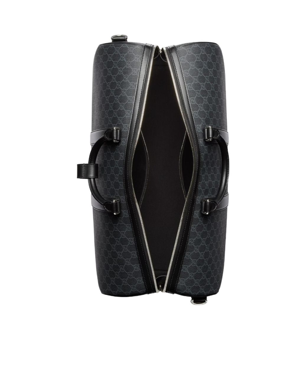 Gucci Black Gg Monogrammed Duffle Bag for men