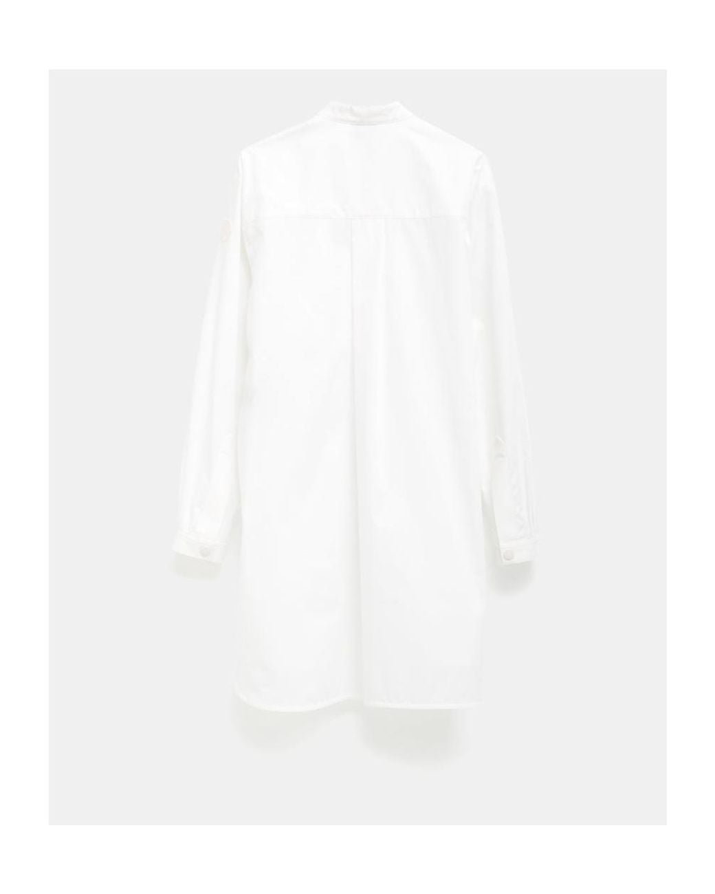 Moncler White San Gallo Poplin Shirt