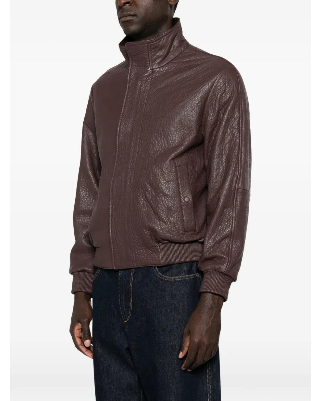Lardini Brown Long Sleeved Jacket for men