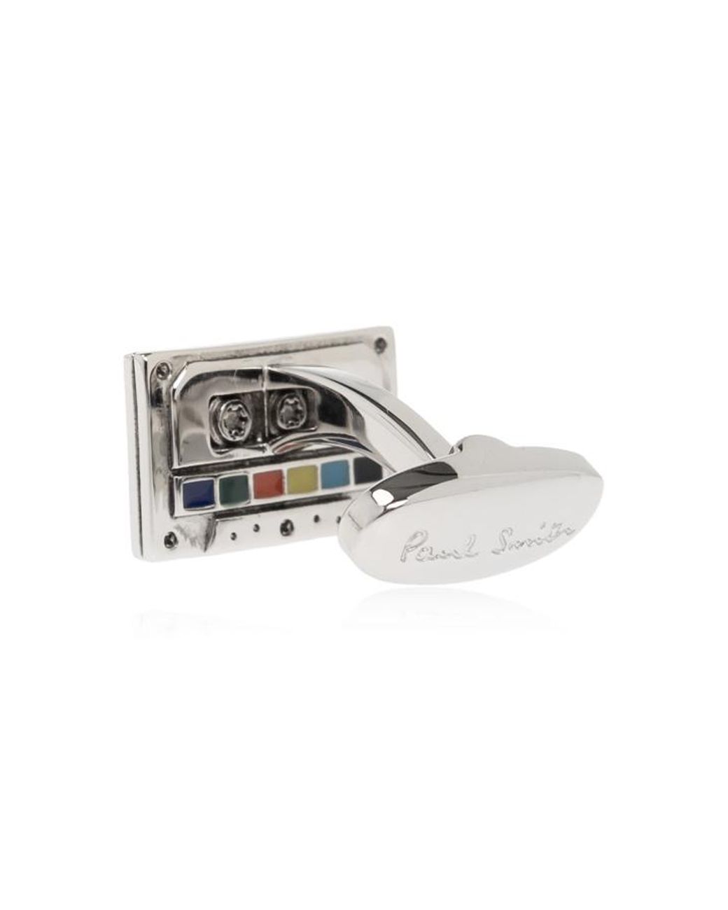 Paul Smith White Cassette Cufflinks for men