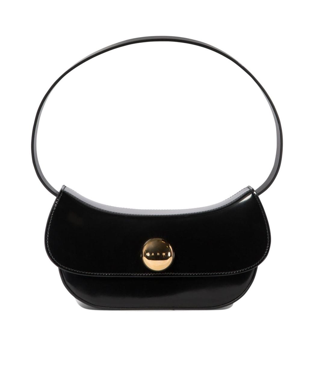 Marni Black Butterfly Small Hobo Bag