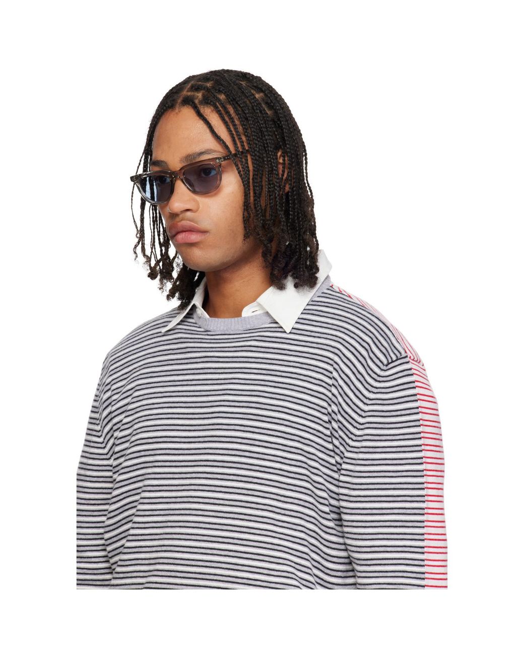 Lunetterie Generale Blue Tokyo Nights Sunglasses for men