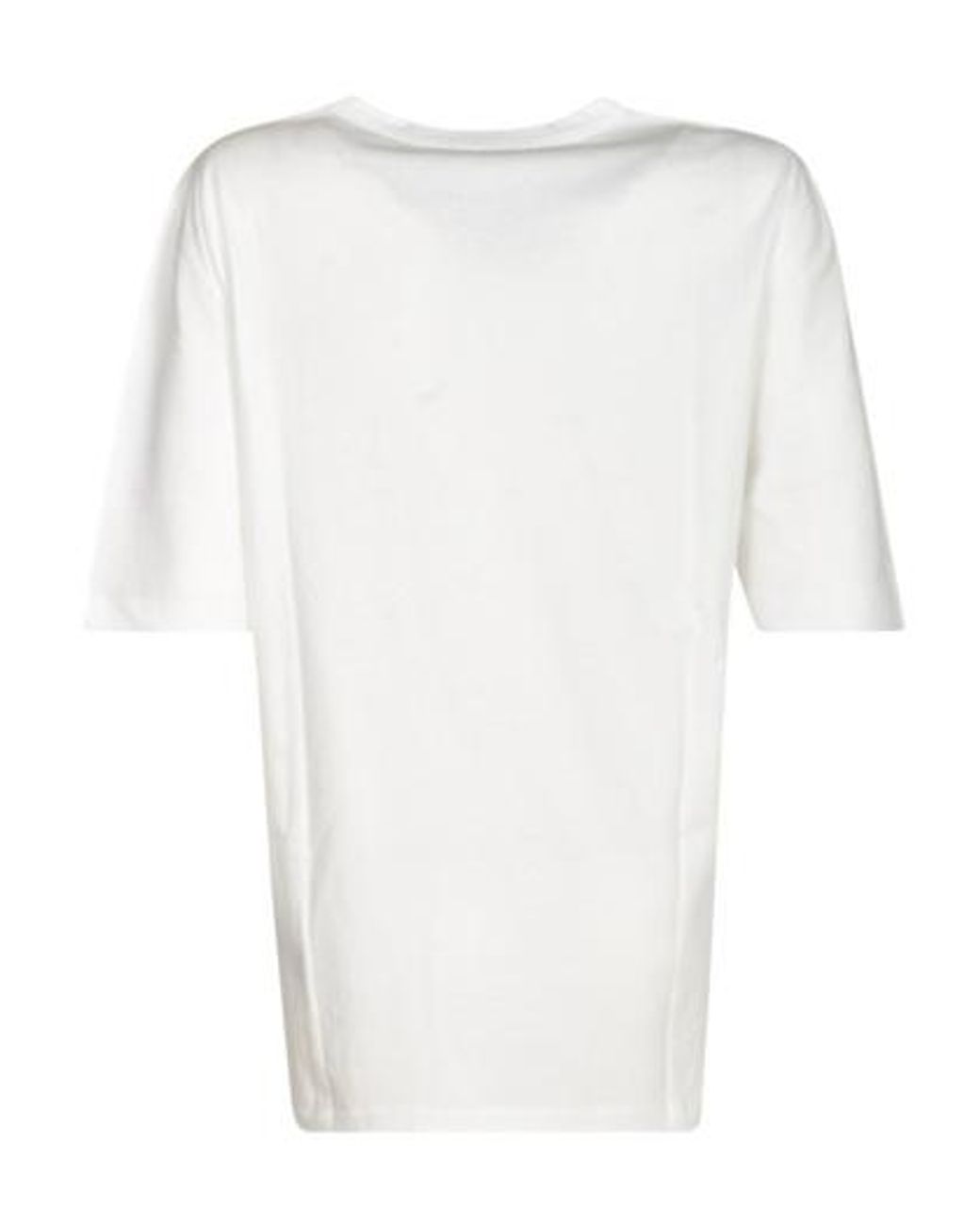 Ann Demeulemeester White Crew Neck Short-Sleeved T-Shirt