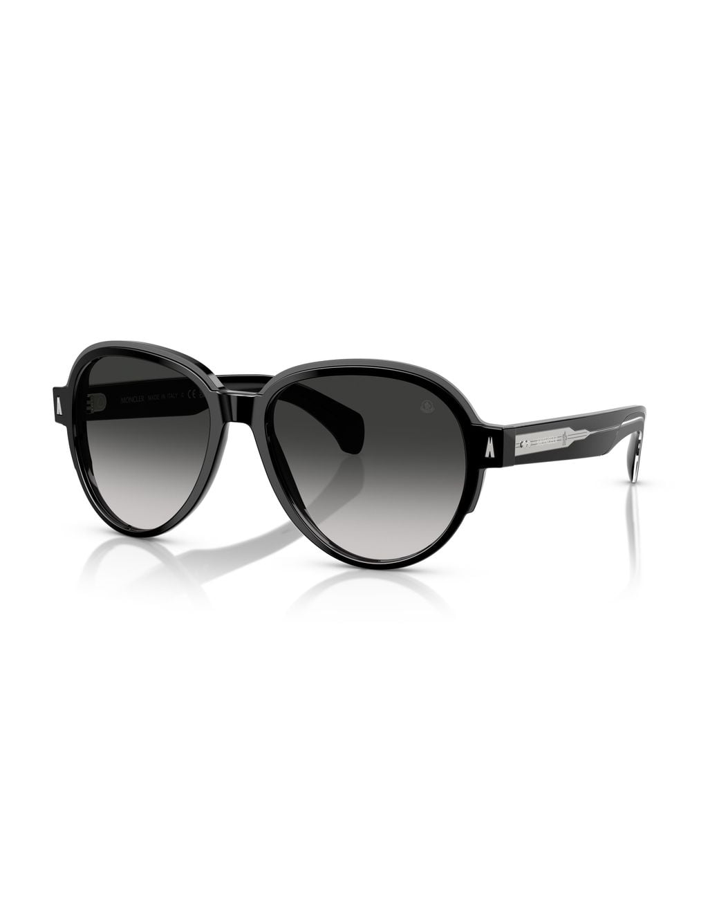 Moncler Black Eyewear Pilot Sunglasses for men