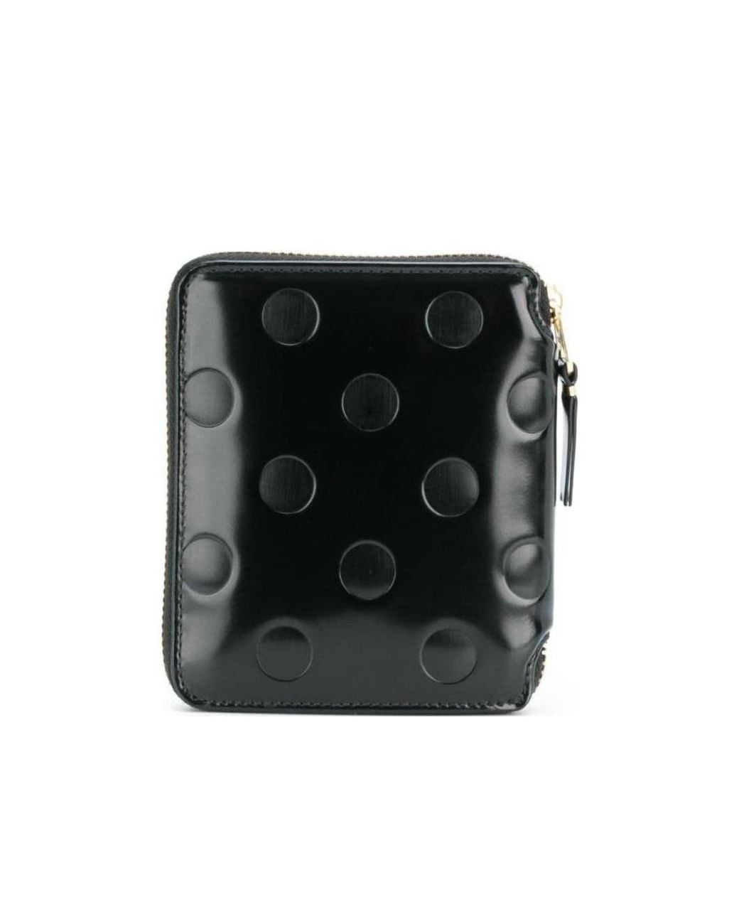 Comme des Garçons Black Comme Des Garçons Wallet Polka Dot Embossed Wallet for men