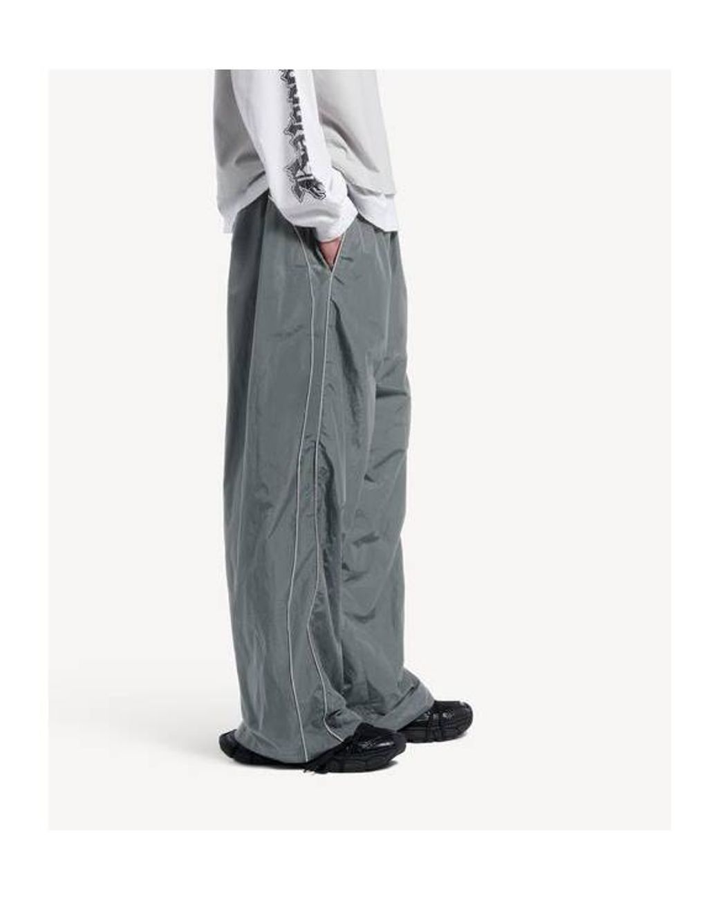 Balenciaga Gray Bodies Tracksuit Pants for men