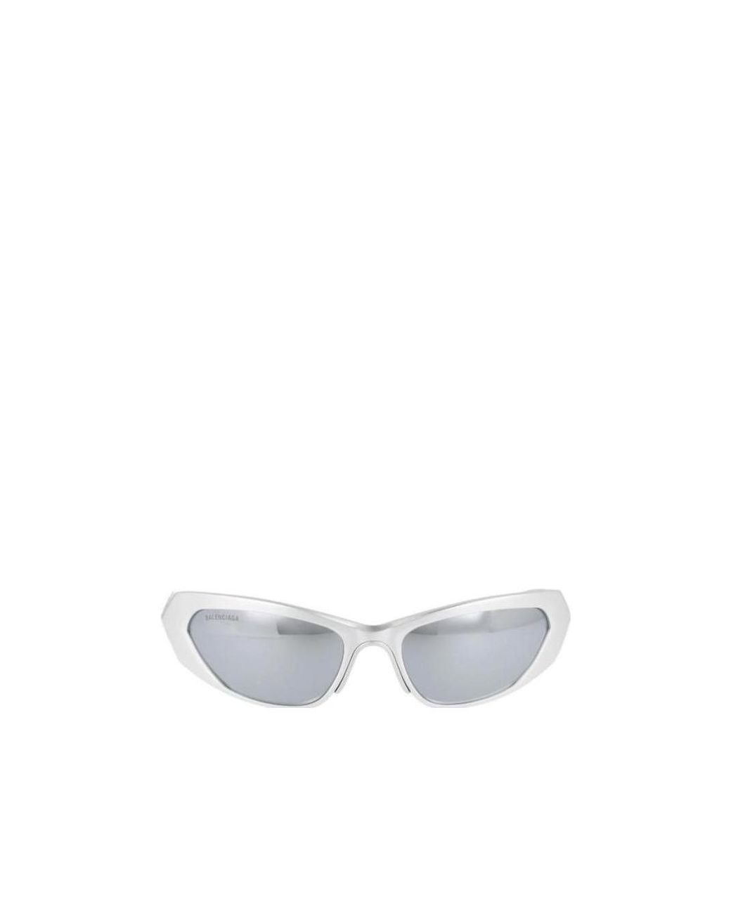 Balenciaga White Eyewear Cat Eye Sunglasses for men