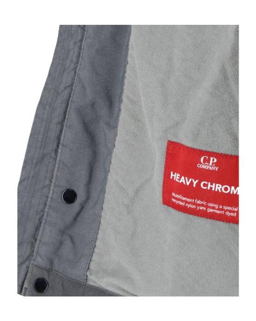 C P Company Gray Puffer Coat for men