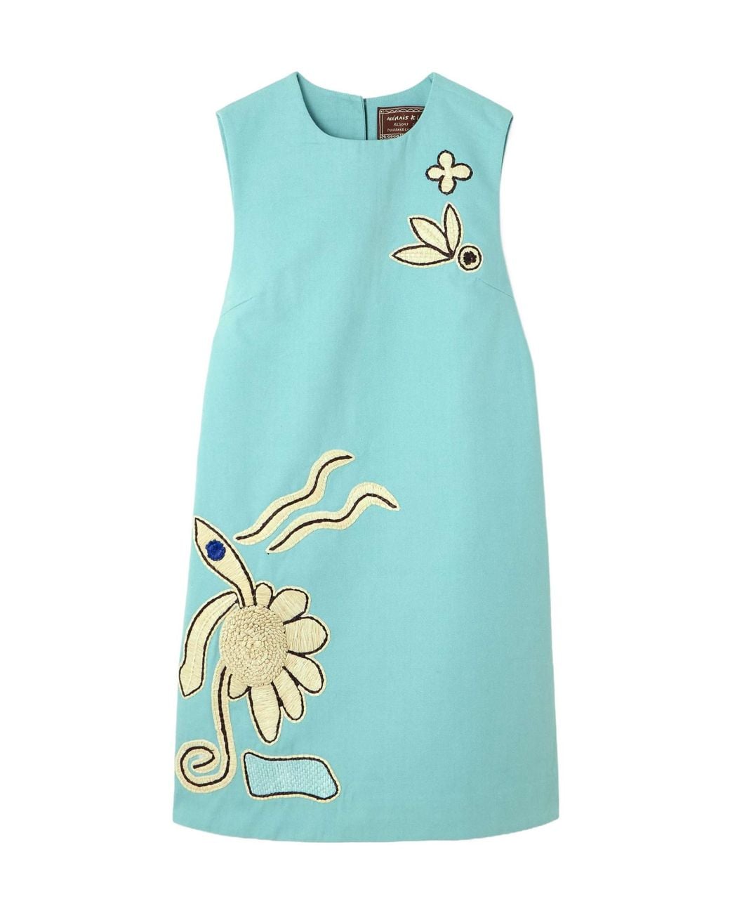 ALÉMAIS Blue Azar Mini Dress