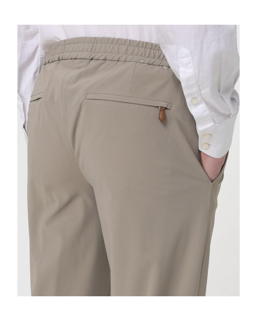 PT01 Gray Pt Torino Drawstring Kinetic Pants for men