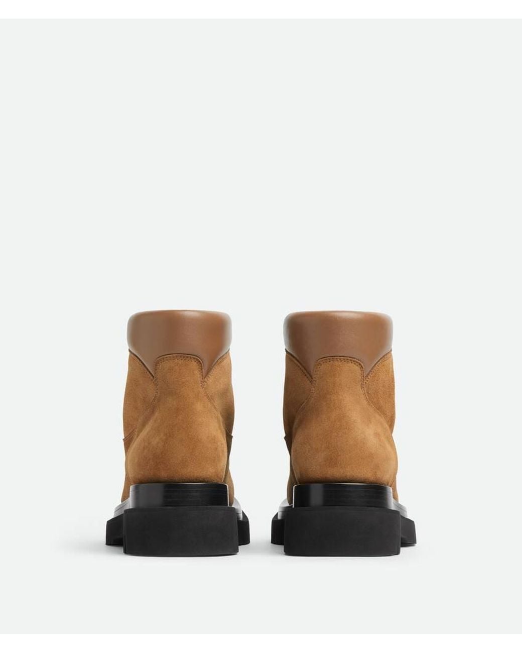 Bottega Veneta Brown Lug Hiking Ankle Boots