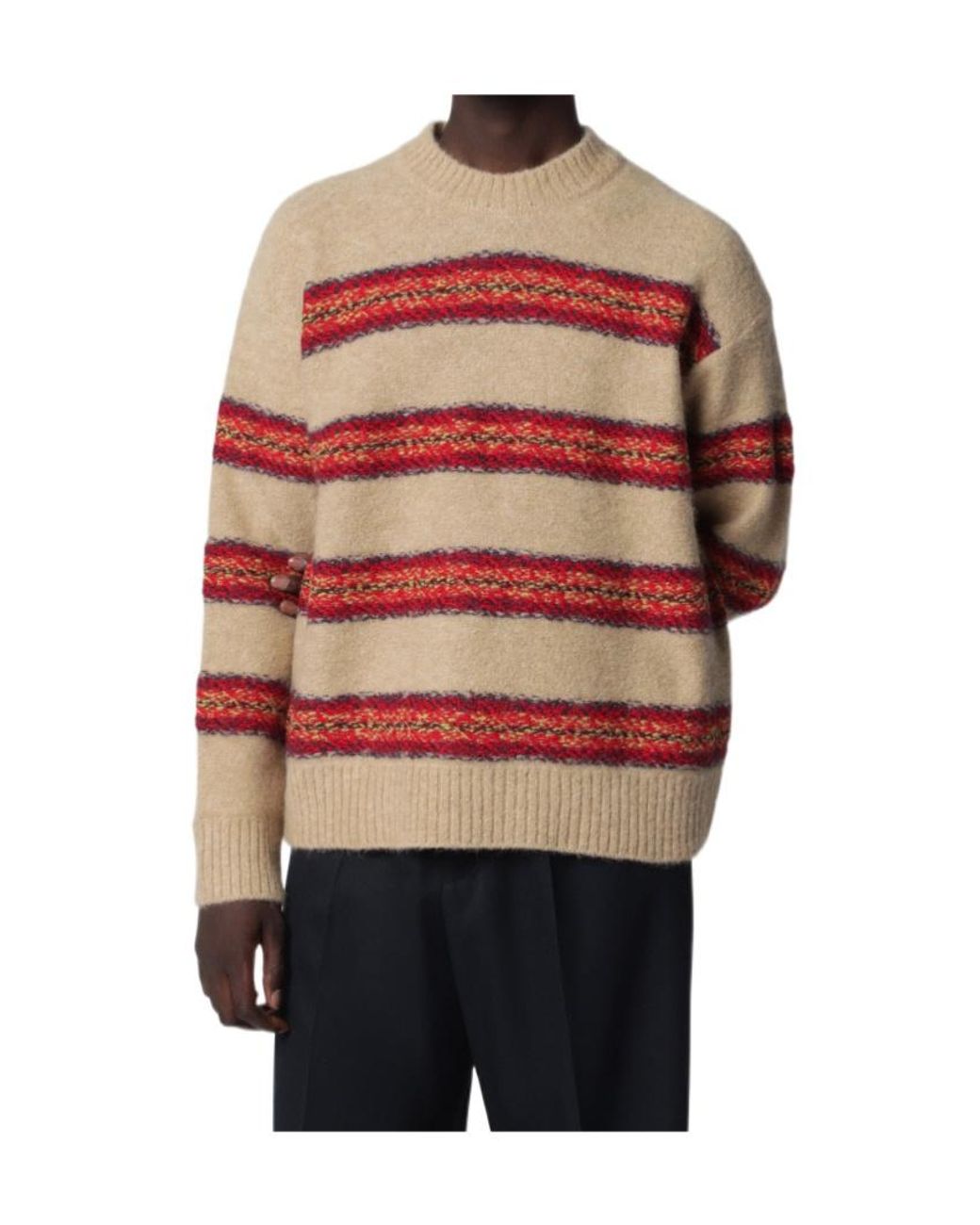 Dries Van Noten Pink 'Master' Alpaca Blend Sweater for men