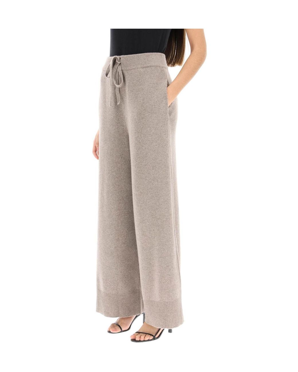 The Row Natural Ribbed-Knit Long-Sleeved Jumper