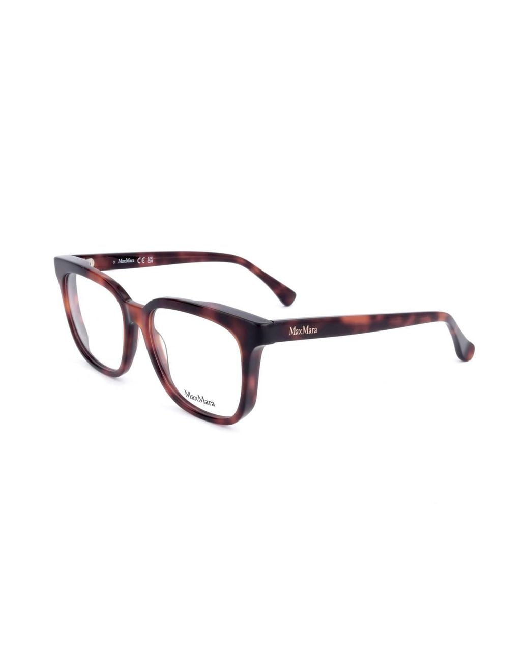 Max Mara White Square Frame Glasses