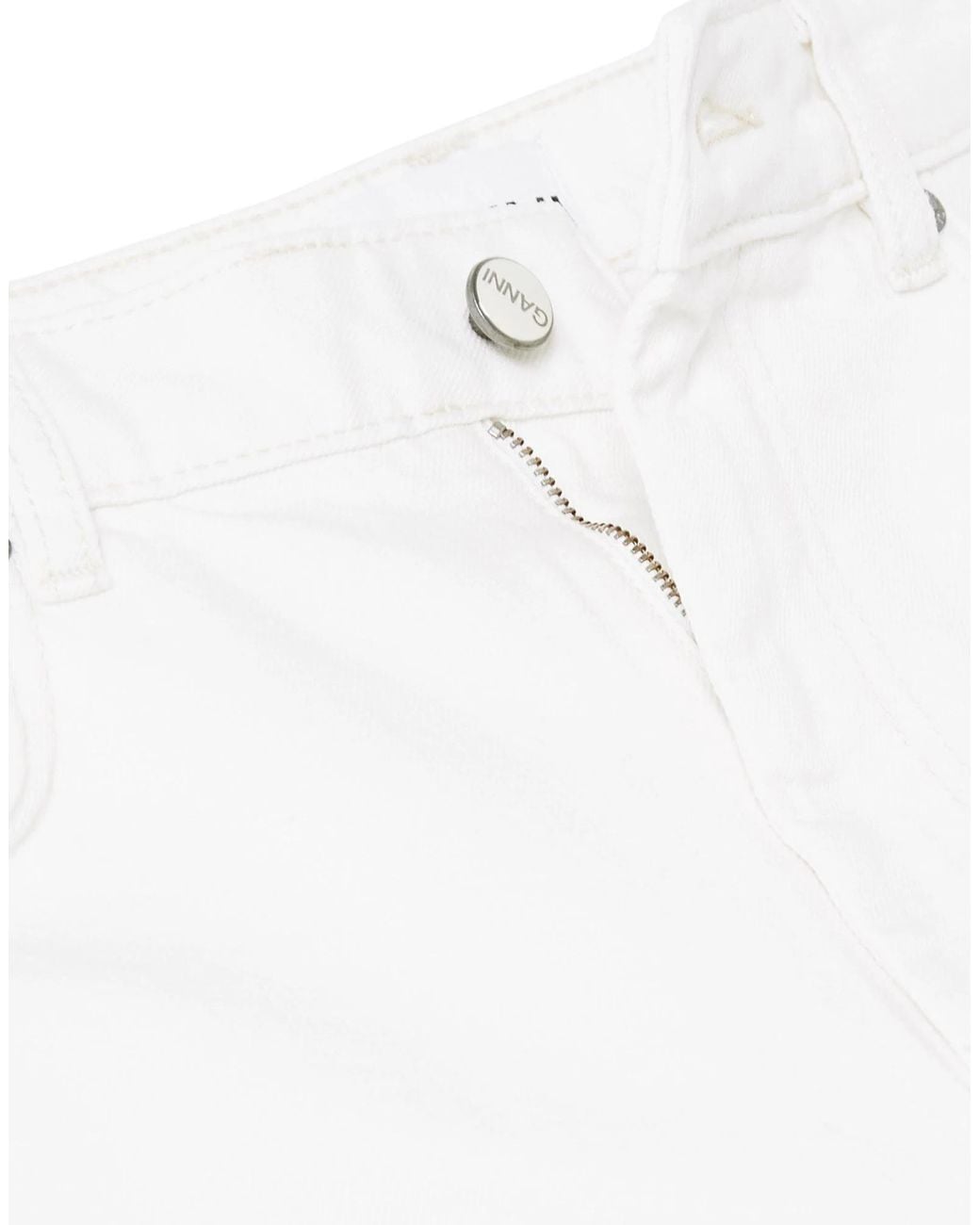 Ganni White Loosefit Jeans