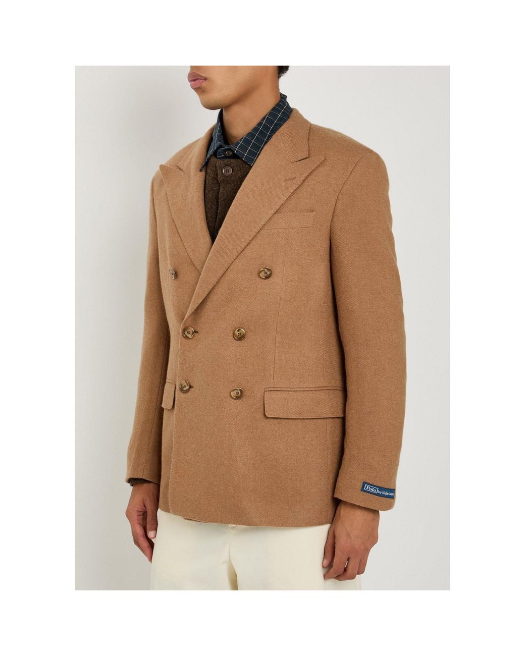 Polo Ralph Lauren Brown Hair Blazer for men