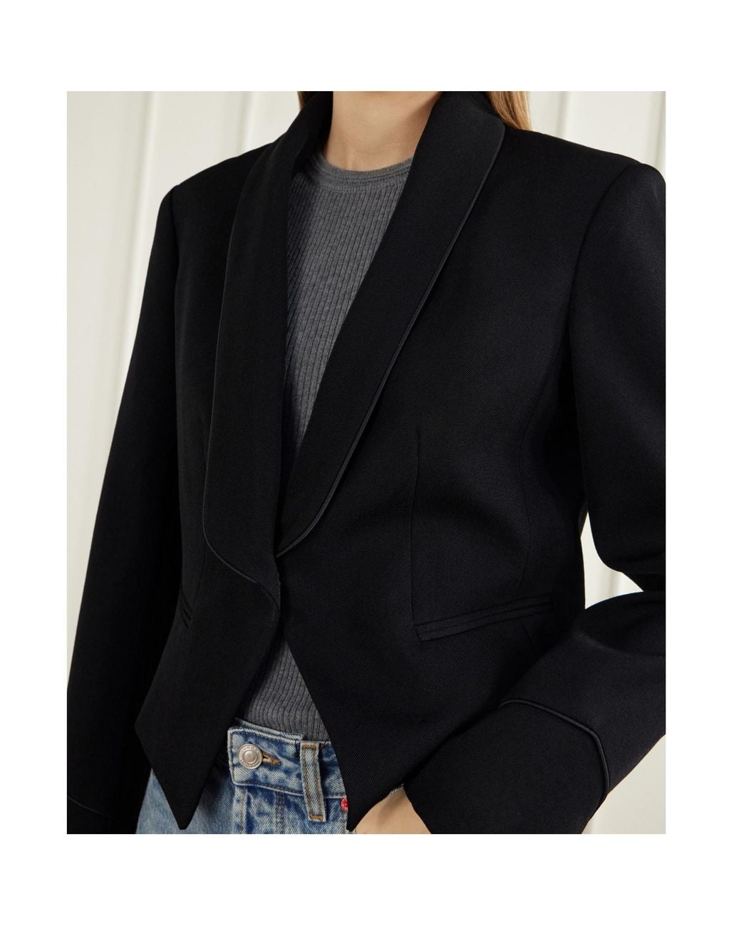 Isabel Marant Black Pialena Wool Jacket