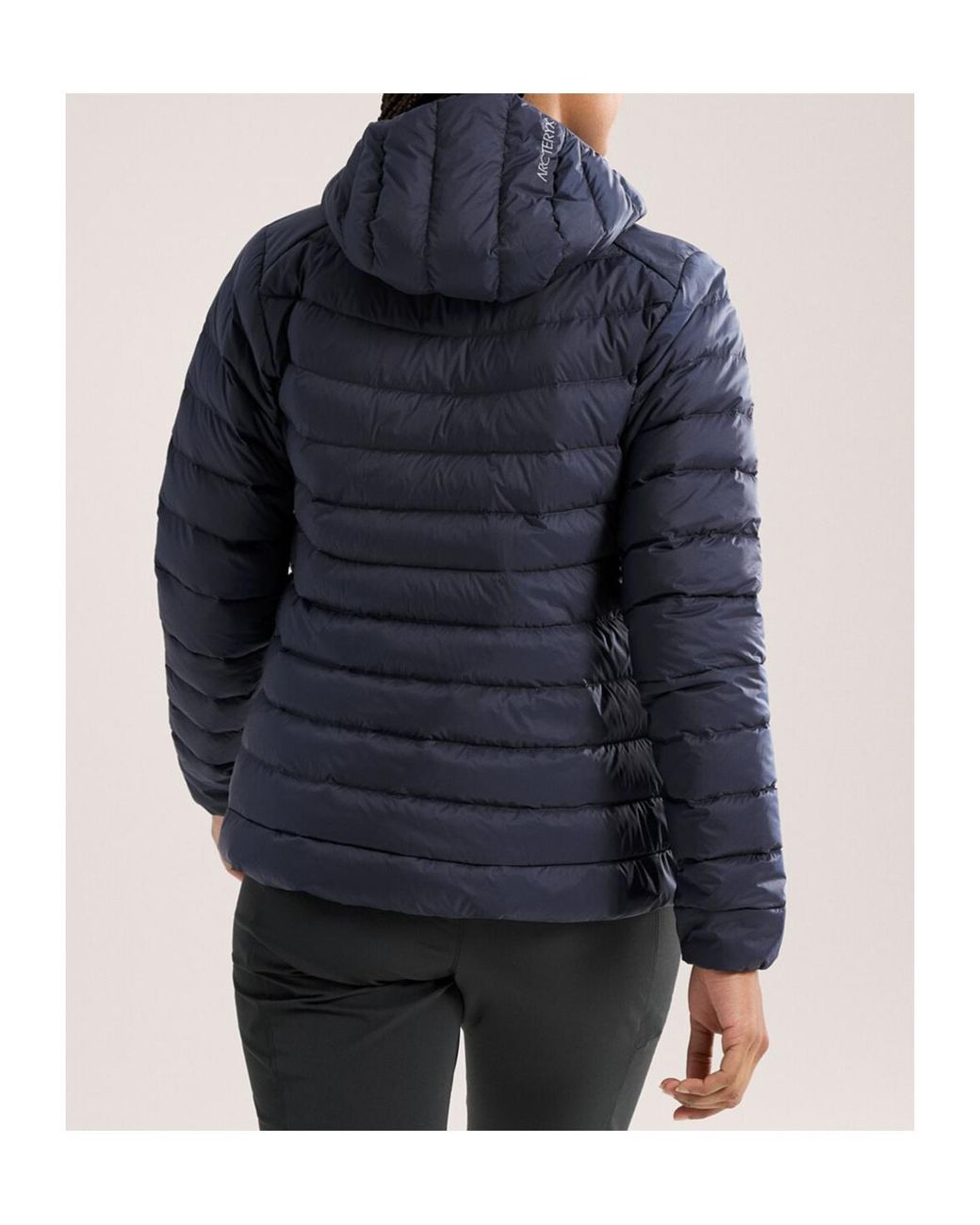 Arc'teryx Blue Cerium Hooded Down Jacket