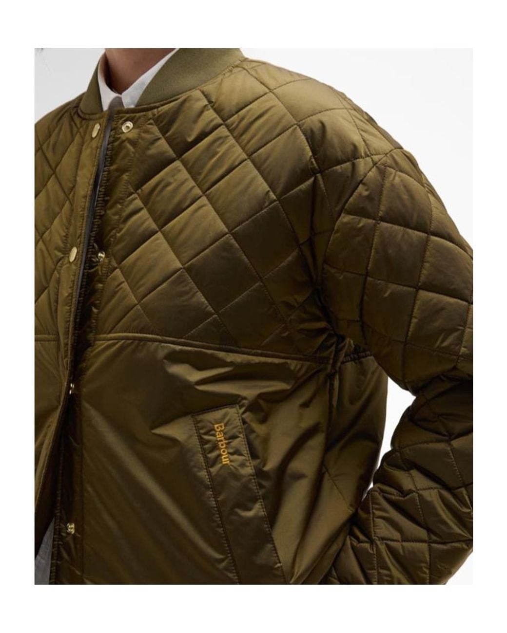 Barbour Green Long-Sleeved Casual Jacket