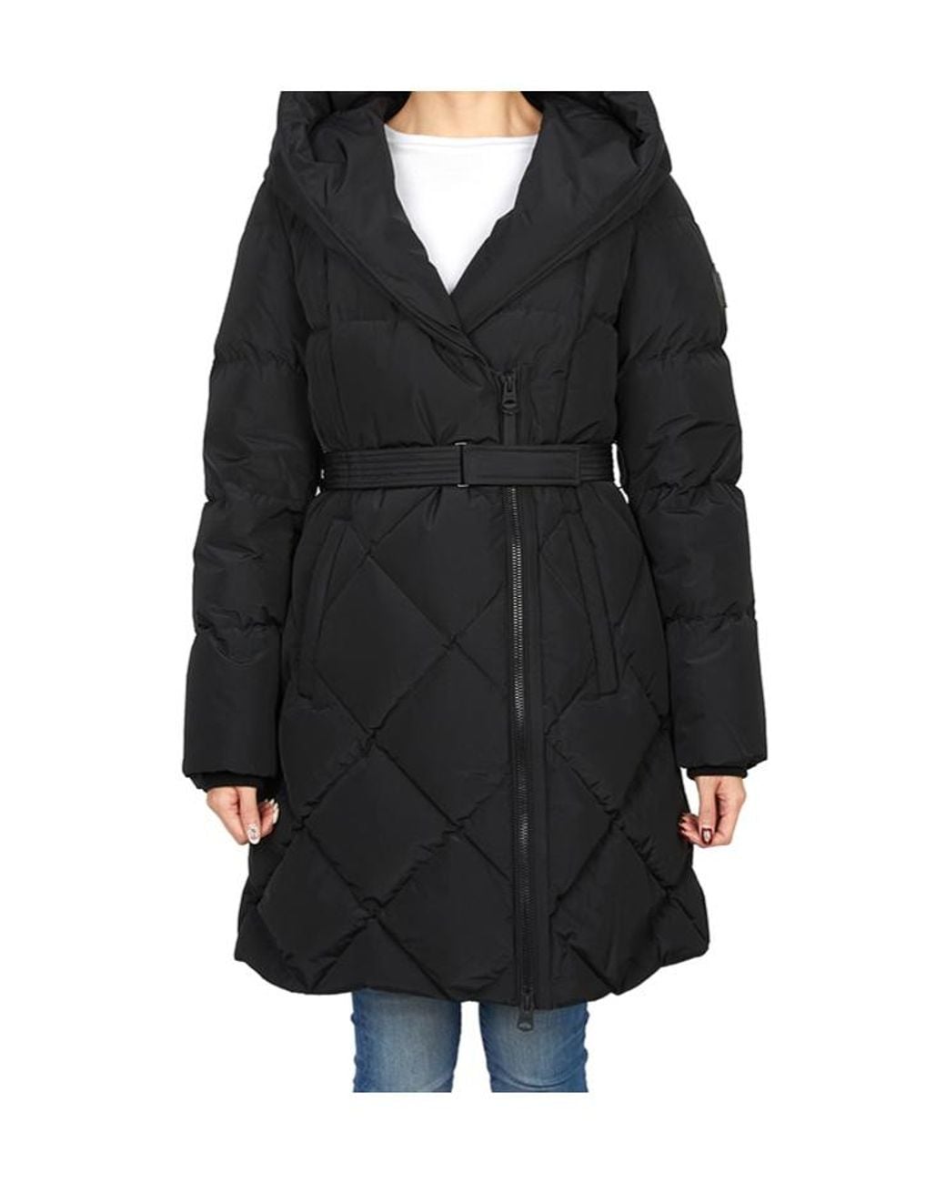 Mackage Black Long-Sleeved Down Jacket