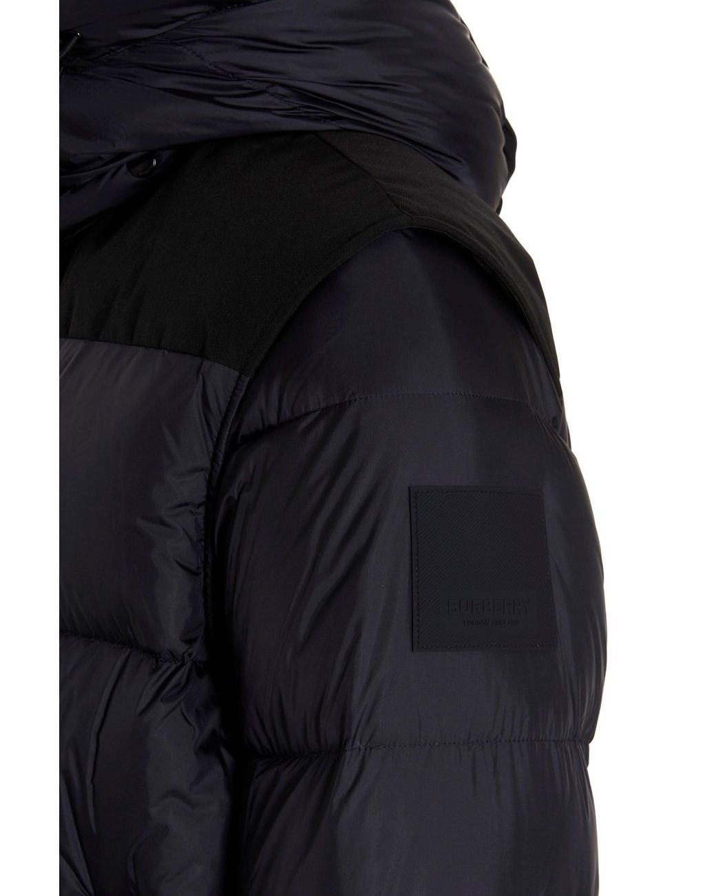 Burberry Blue Convertible Padded Jacket for men