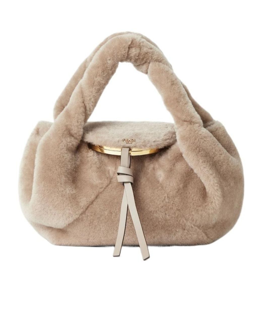 Fendi Natural Shearling Bag