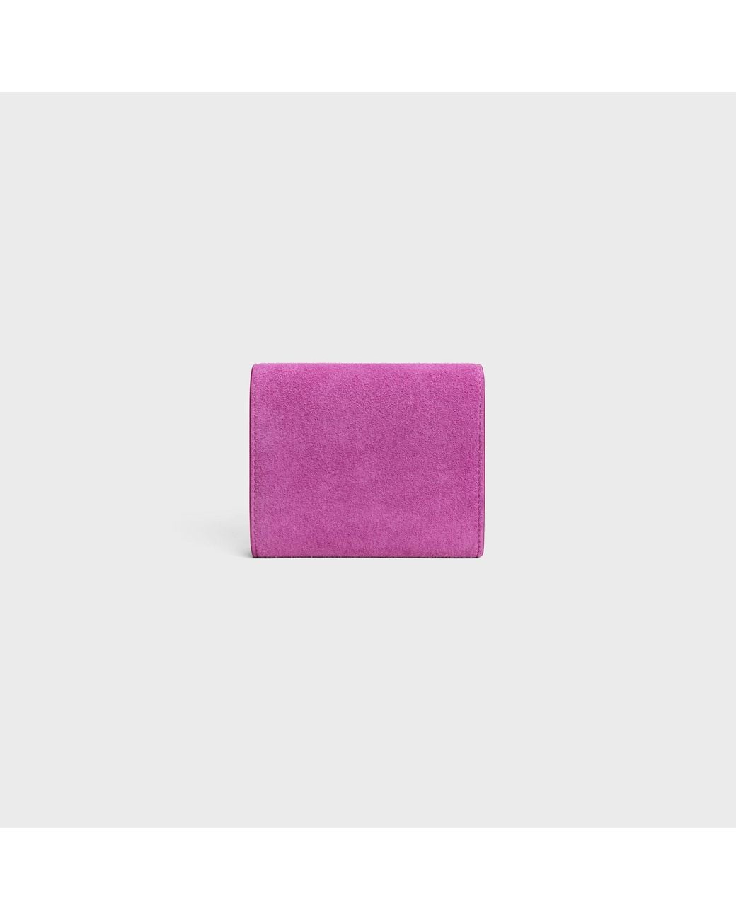 Céline Pink Small Flap Wallet Triomphe