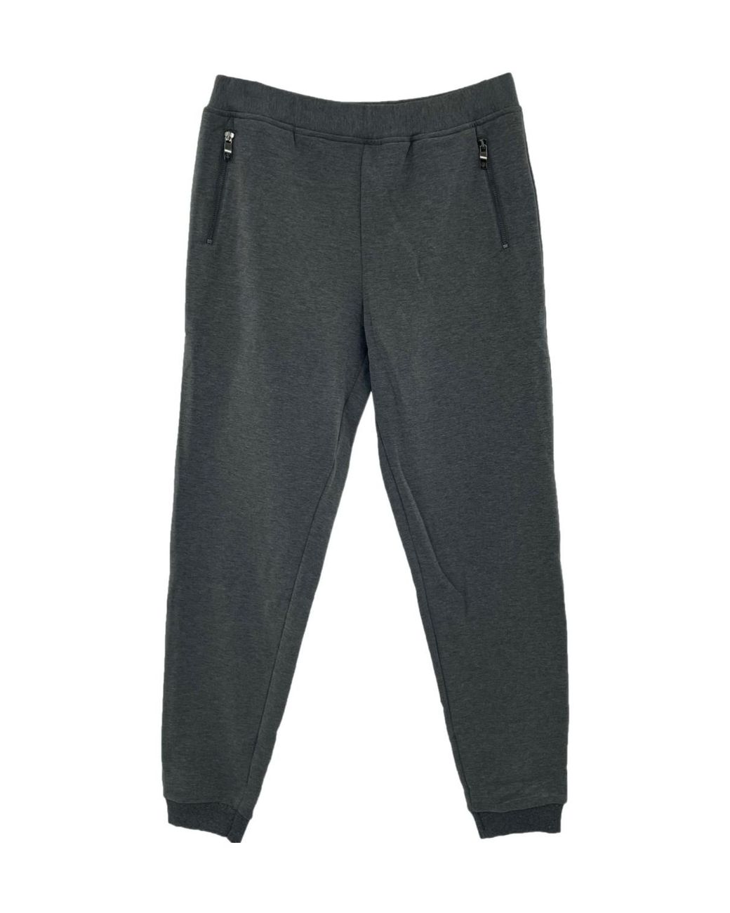 Armani Jeans Gray Elastic Zipper Sweatpants