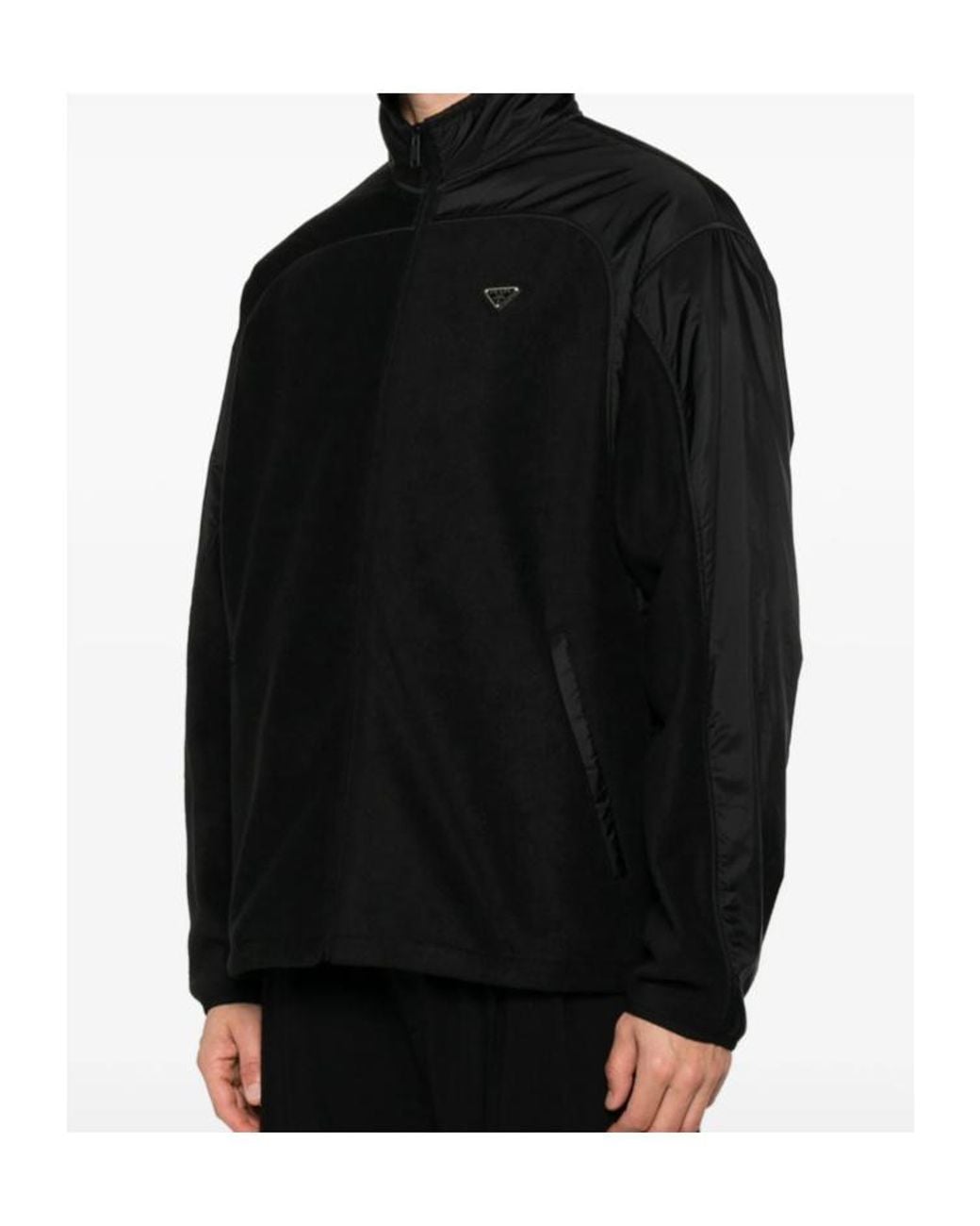 Prada Black Long-Sleeve Casual Jacket for men