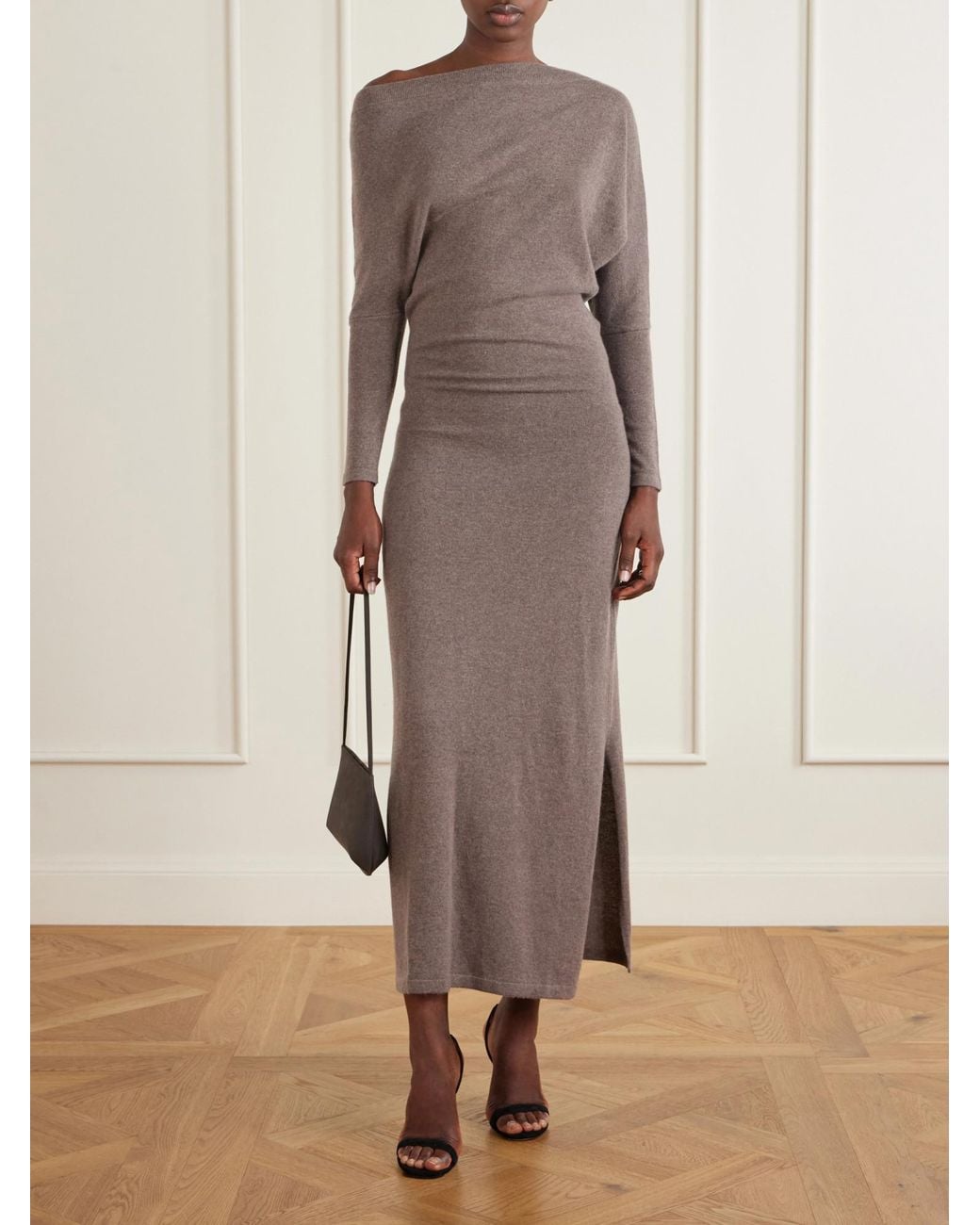 Altuzarra Brown Cashmere Maxi Dress