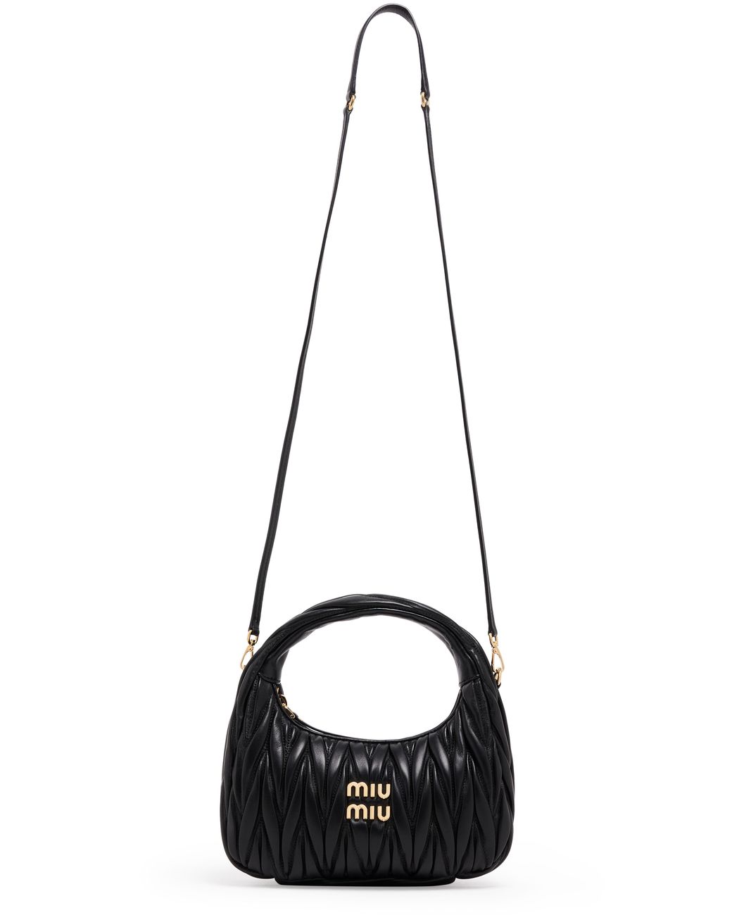 Miu Miu Black Wander Shoulder Bag