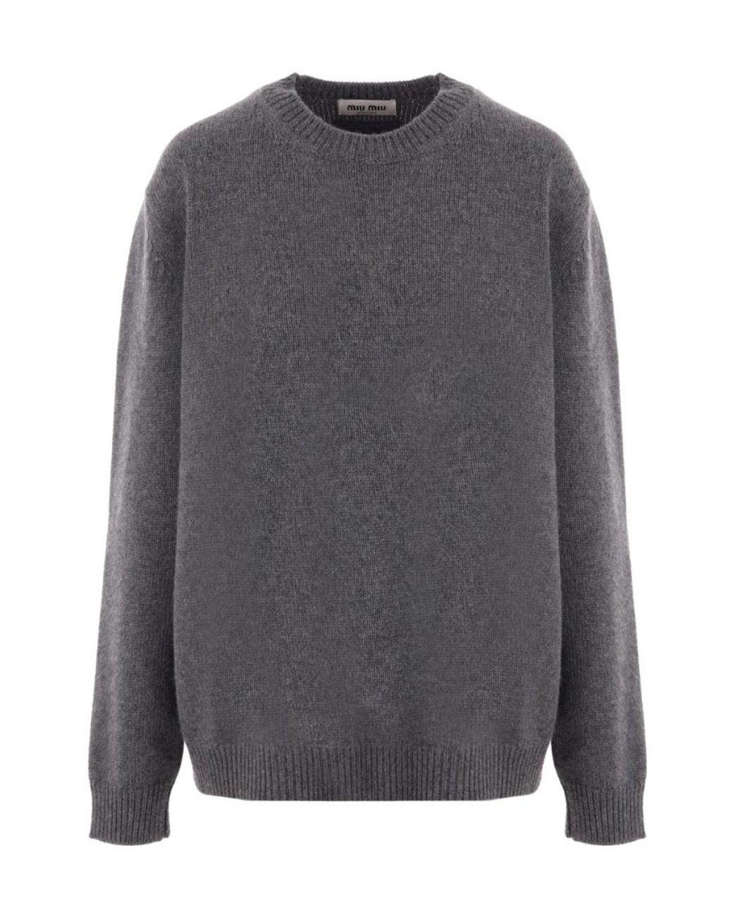 Miu Miu Gray Cashmere Sweater