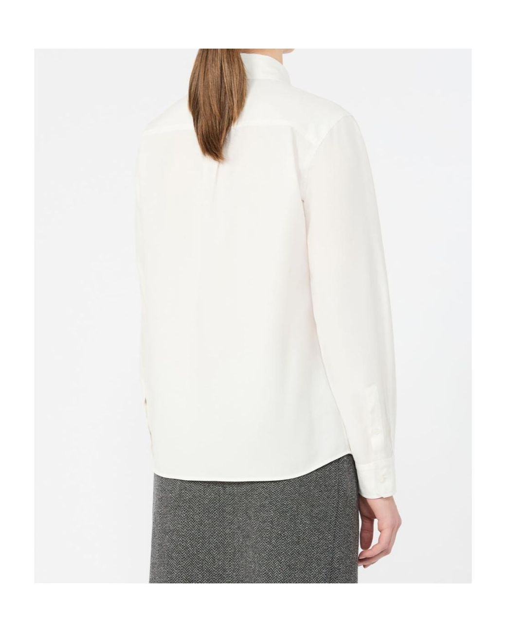 Weekend by Maxmara White Wkdcobalto Long-Sleeved Shirt