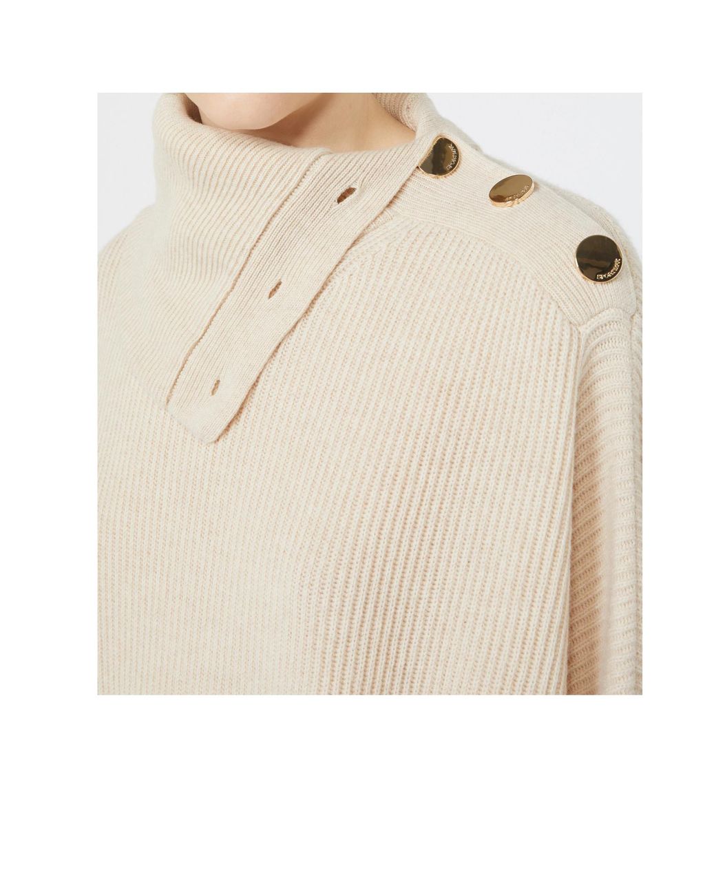 Sportmax White Long-Sleeved Dress