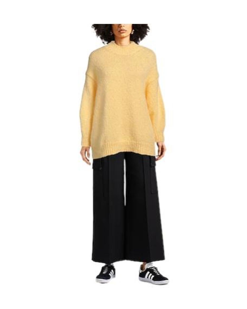 Isabel Marant Yellow Solid Knit Turtleneck Sweater