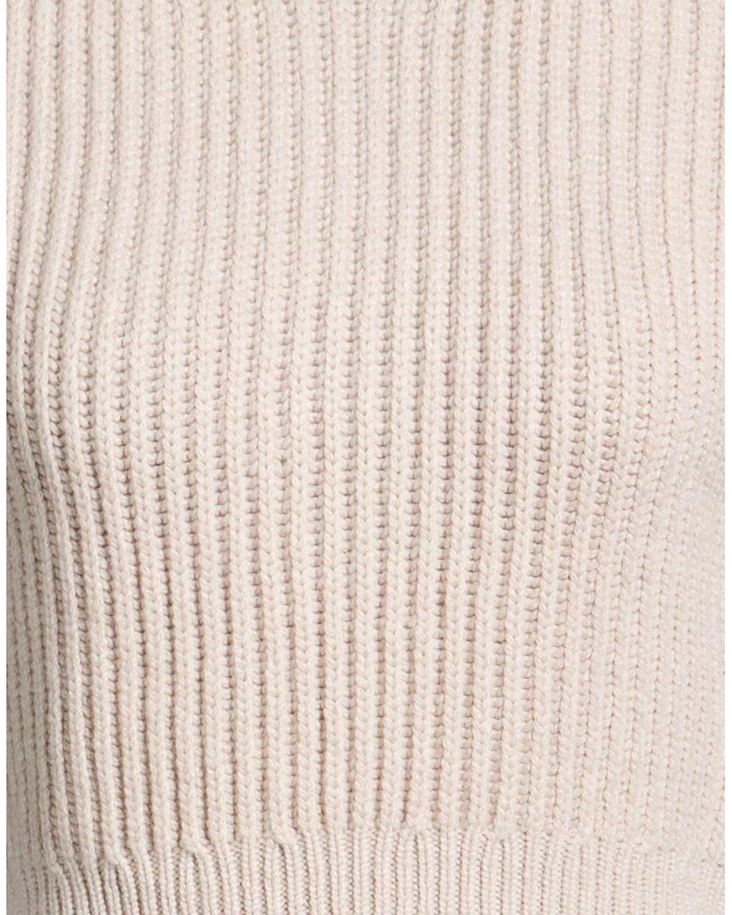 Brunello Cucinelli White Solidcolor Cashmere Shortsleeve Knit Top