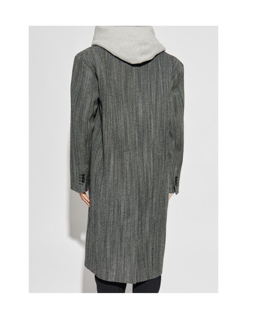 DSquared² Gray Double Breasted Coat for men